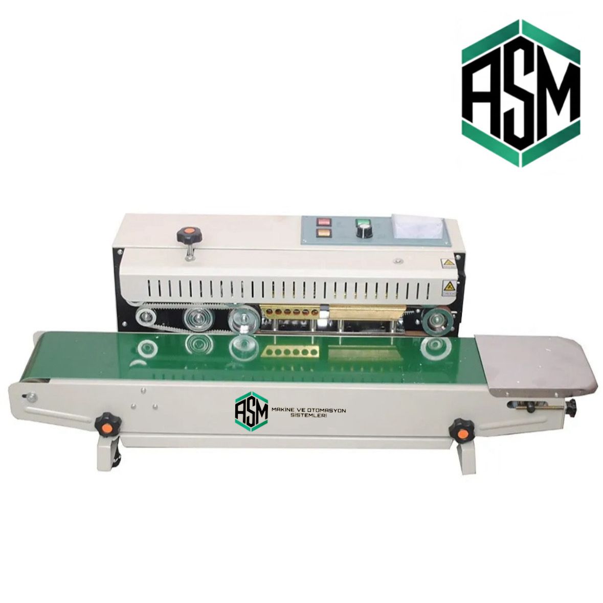 Yürüyen bantlı poşet yapıştırma makinesi